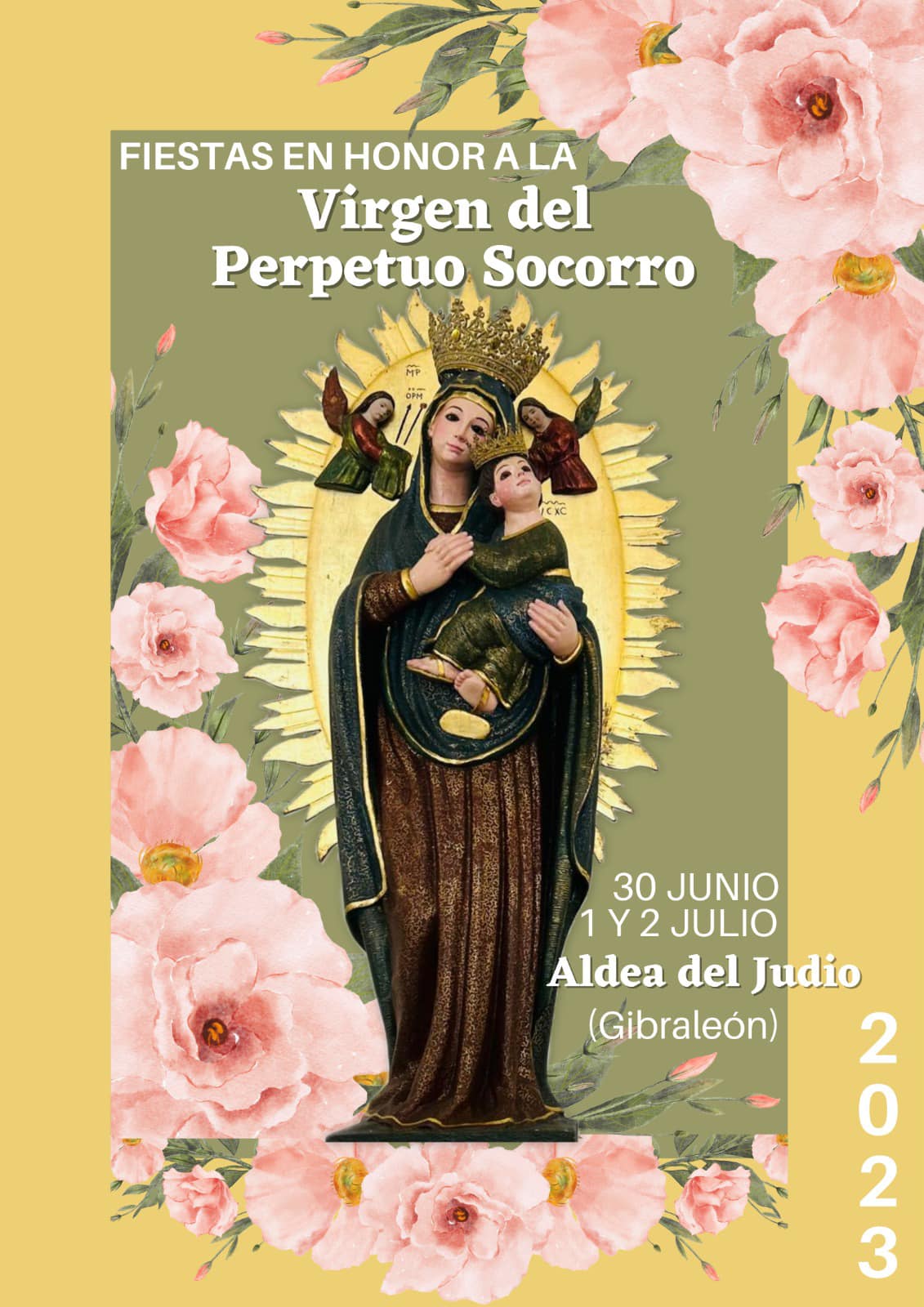 Fiestas patronales en honor a Nuestra Señora del Perpetuo Socorro 2023 El Judío